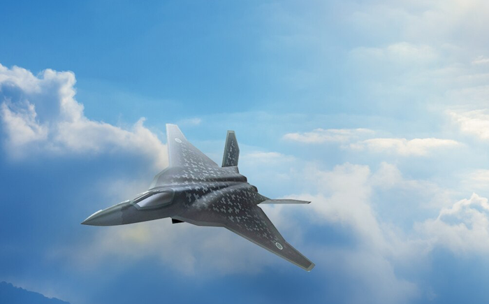 日本畫家筆下的F3隱身戰(zhàn)斗機